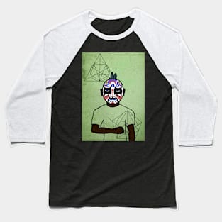 Unveiling "1600 Penns And So On" - A MaleMask NFT with ChineseEye Color and Davinci Background Baseball T-Shirt